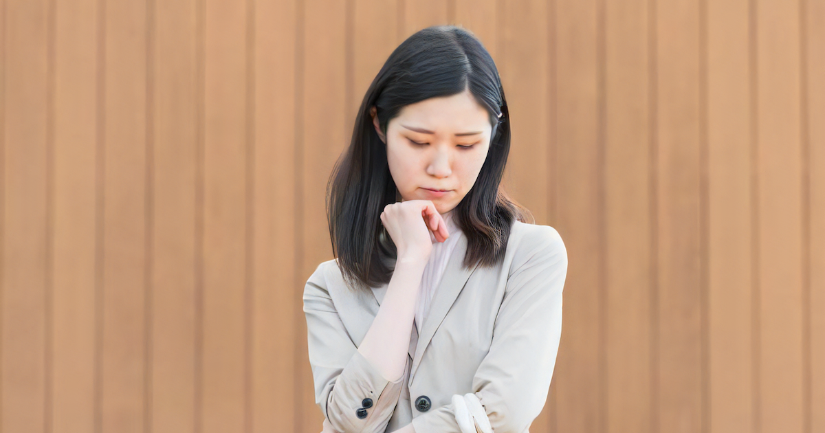悩める女性社員