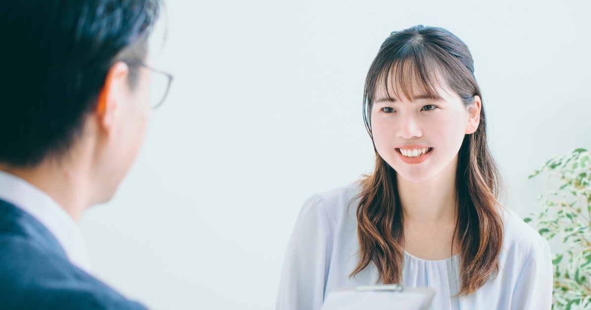 人柄重視採用の面接の様子